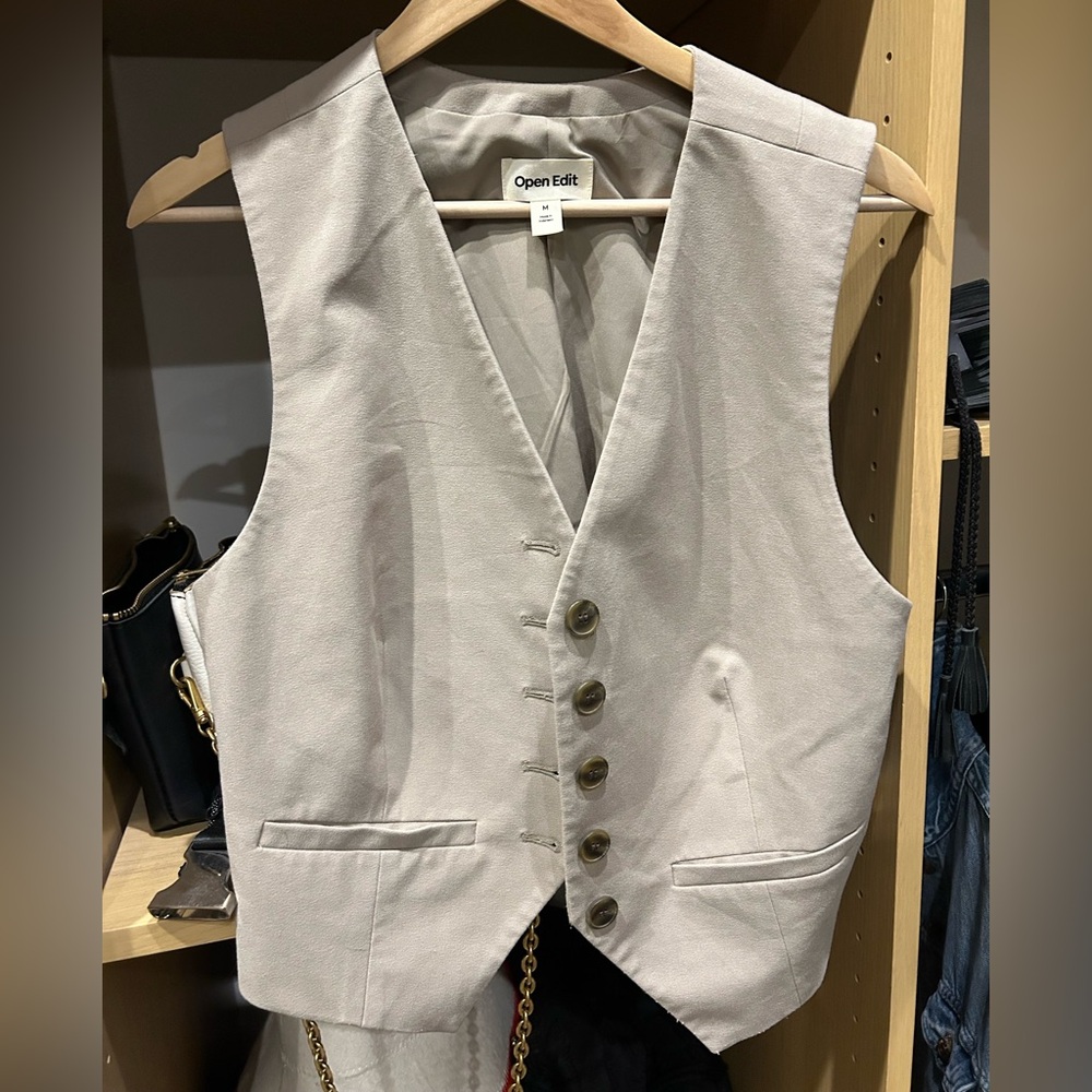 Open Edit Women's Tan Vest